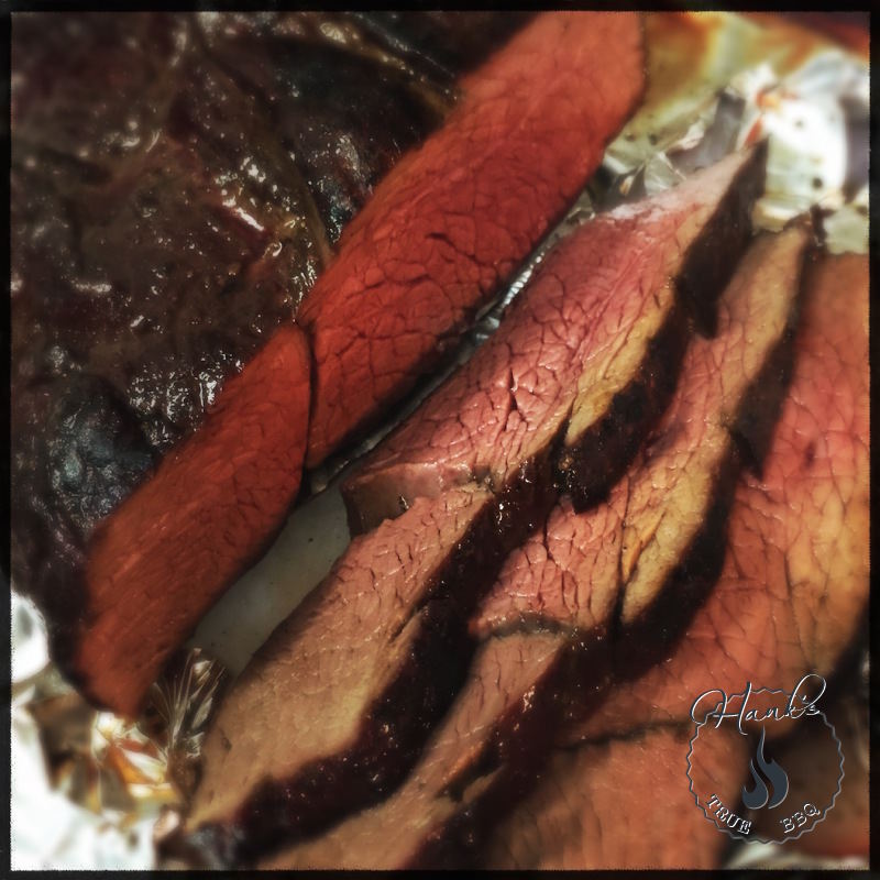 Smoked deer roast