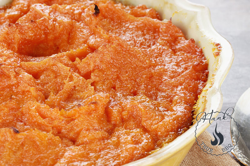 Sweet potato mash with cognac