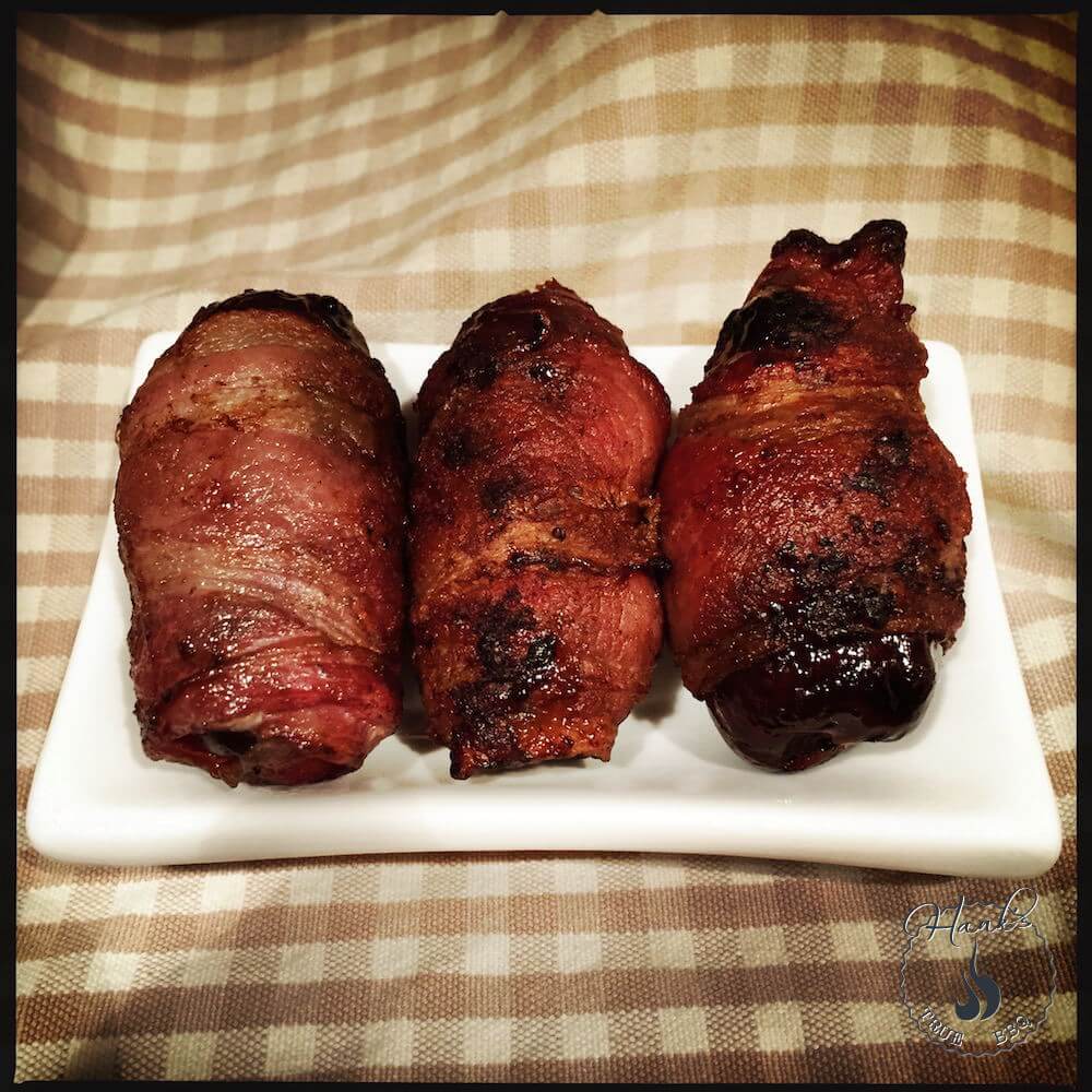 Bacon wrapped dates