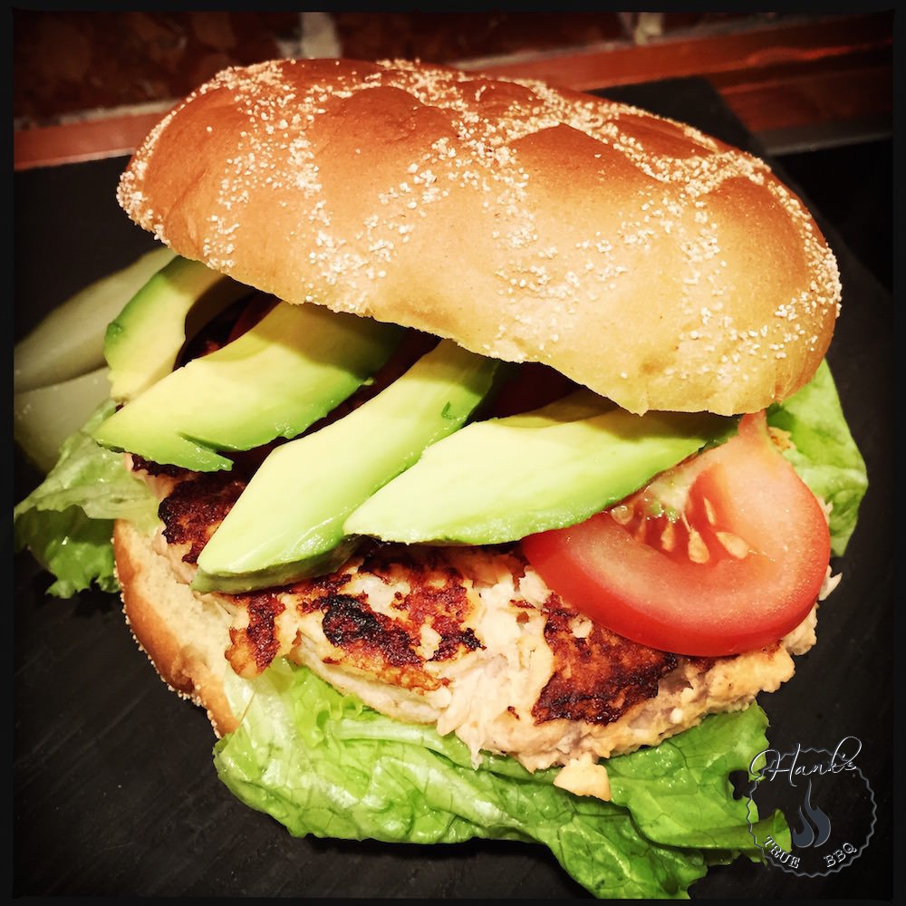 Salmon burger