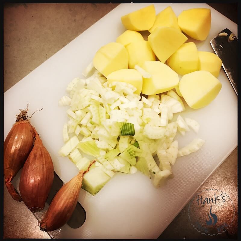 Ingredients for the soup