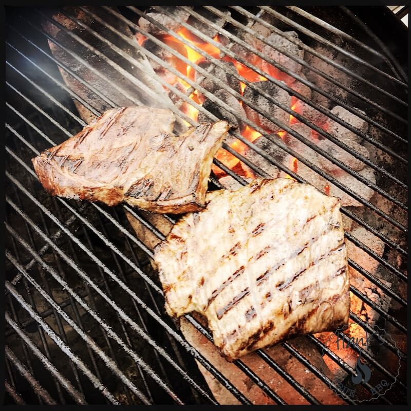 Secreto Iberico on the grill