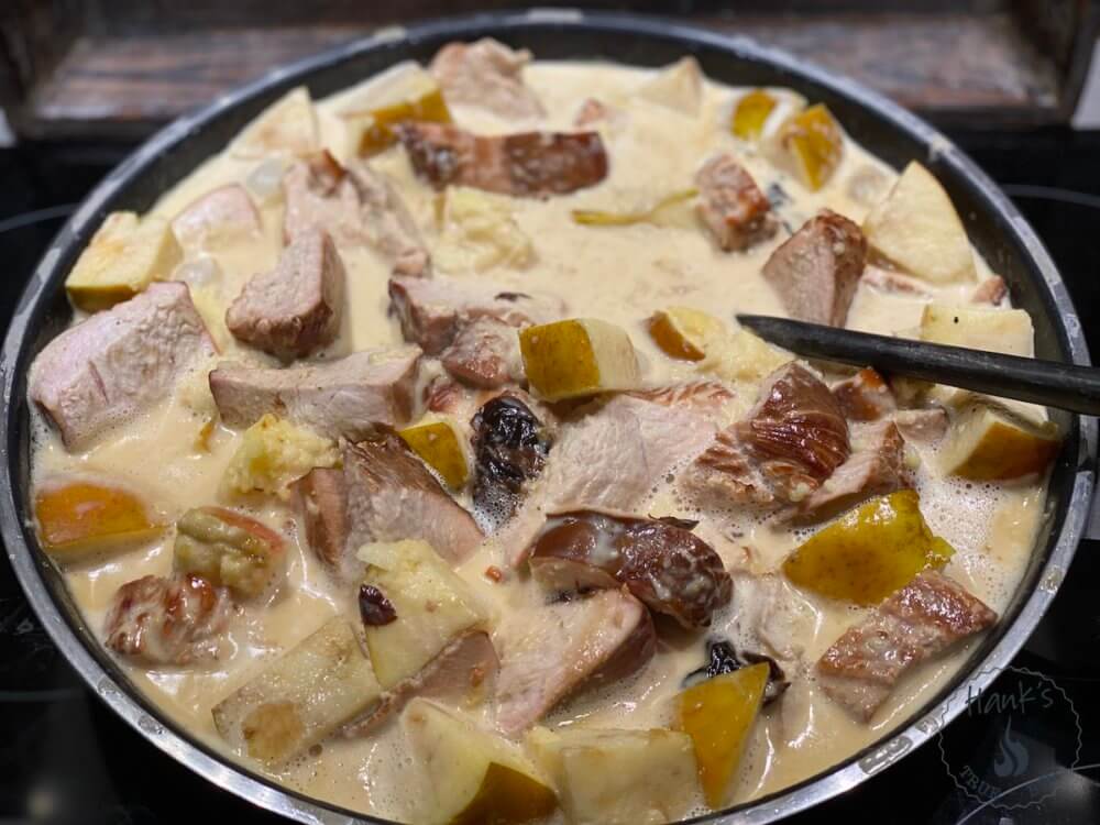 Smoked Turkey Breast Cognac Casserole