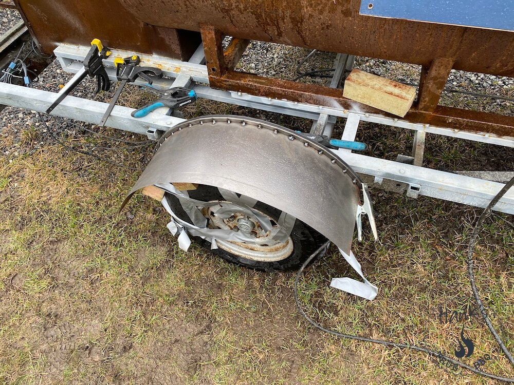 Fenders getting fabricated