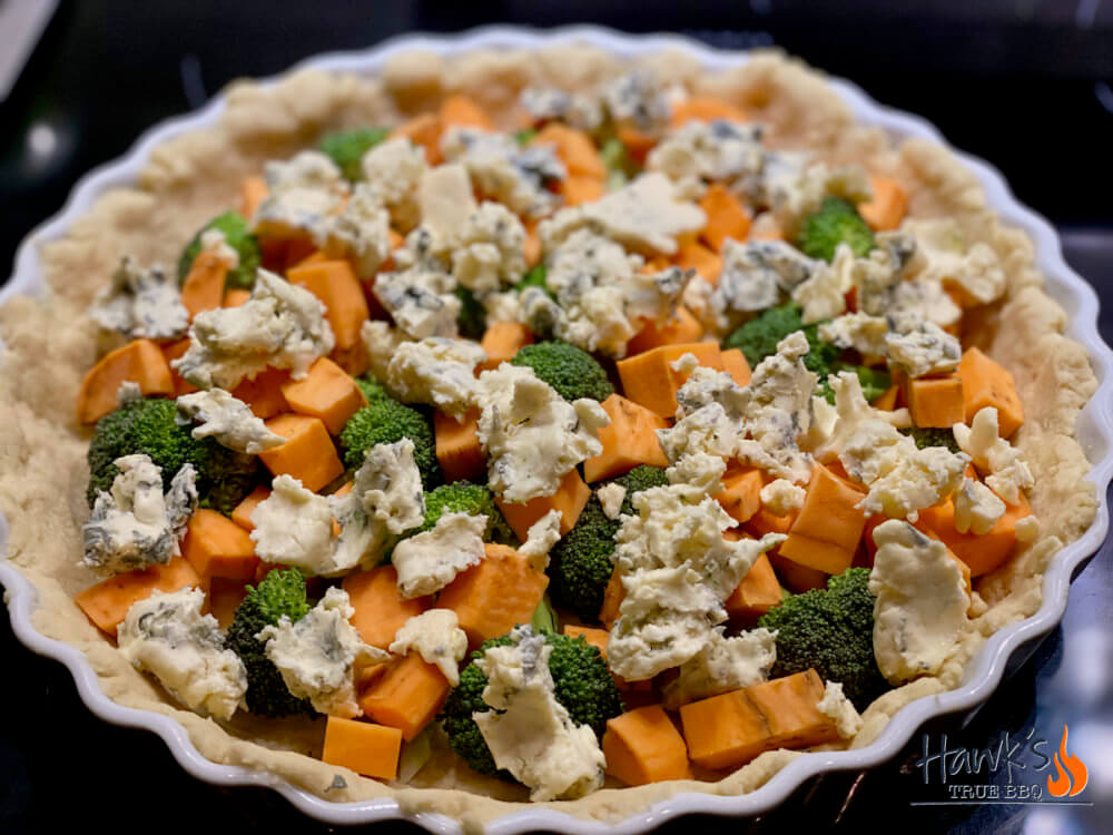 Blue cheese and sweet potato - stuffing