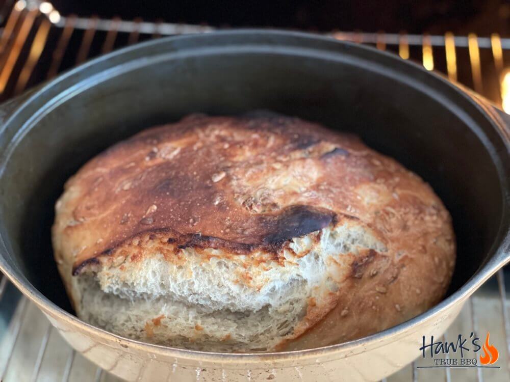 Slow bread - time to put the lid on