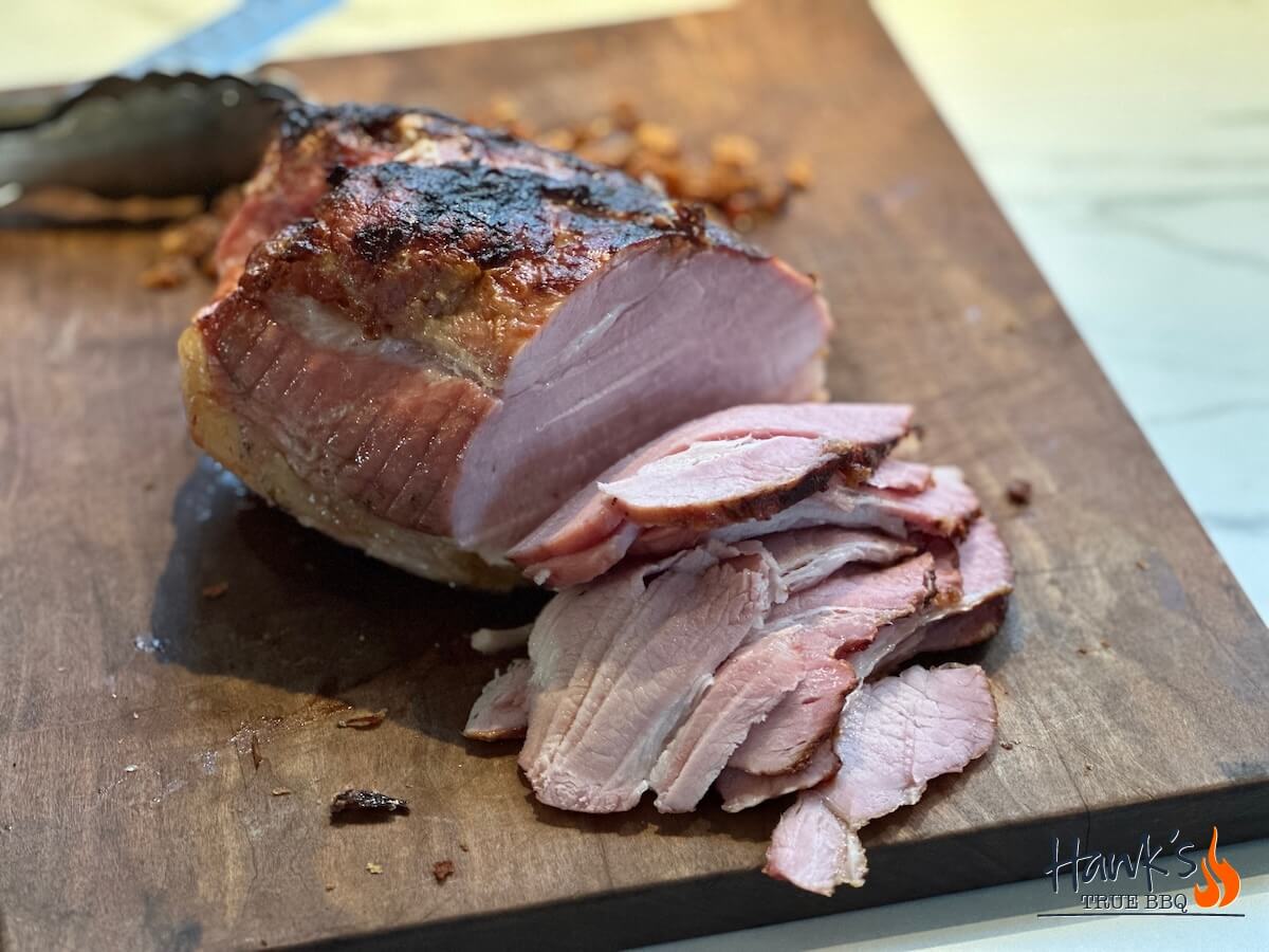 Grilled Ham with Crispy Skin